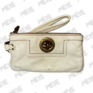 Marc by Marc Jacobs White Wristlet Clutch